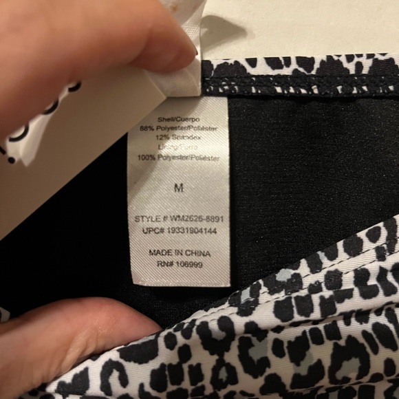 Social angel swimsuit bikini leopard print medium NWT - Picture 3 of 4